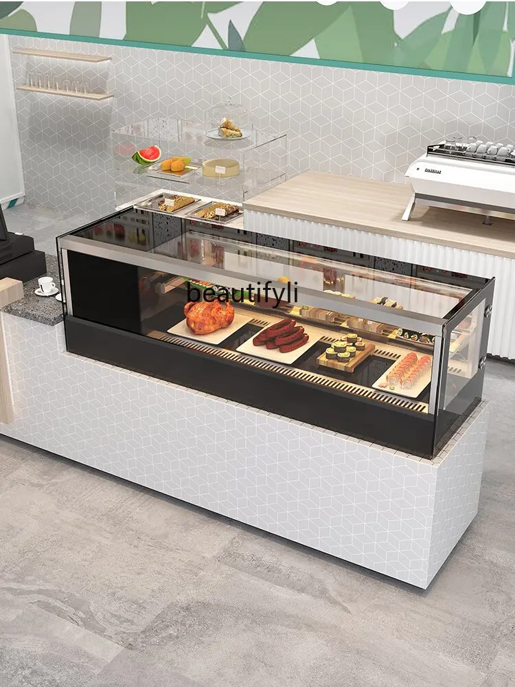 Desktop Cake Refrigerated Display Sushi Cooked Fruit Fresh Cabinet Commercial Desktop Cabinet