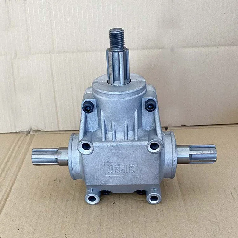 T-shaped Reinforced 1:1 Right-angle Gear Reducer/4-mode Gear Box/Steering Box/Commutator/90 Degree Angle Detector/Guide Box