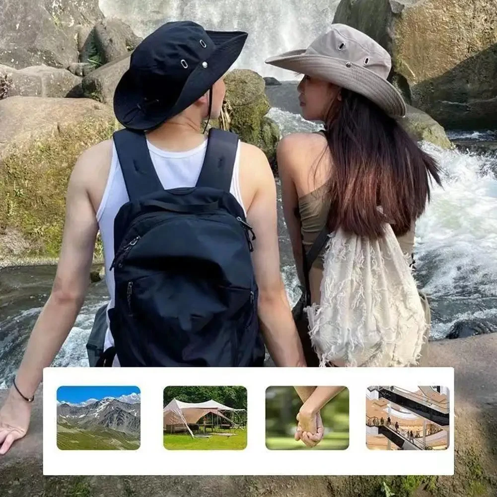 Chapéus de Pesca para Homens e Mulheres, Impermeáveis, para Camping, Proteção UV, para Atividades ao Ar Livre e Canadá