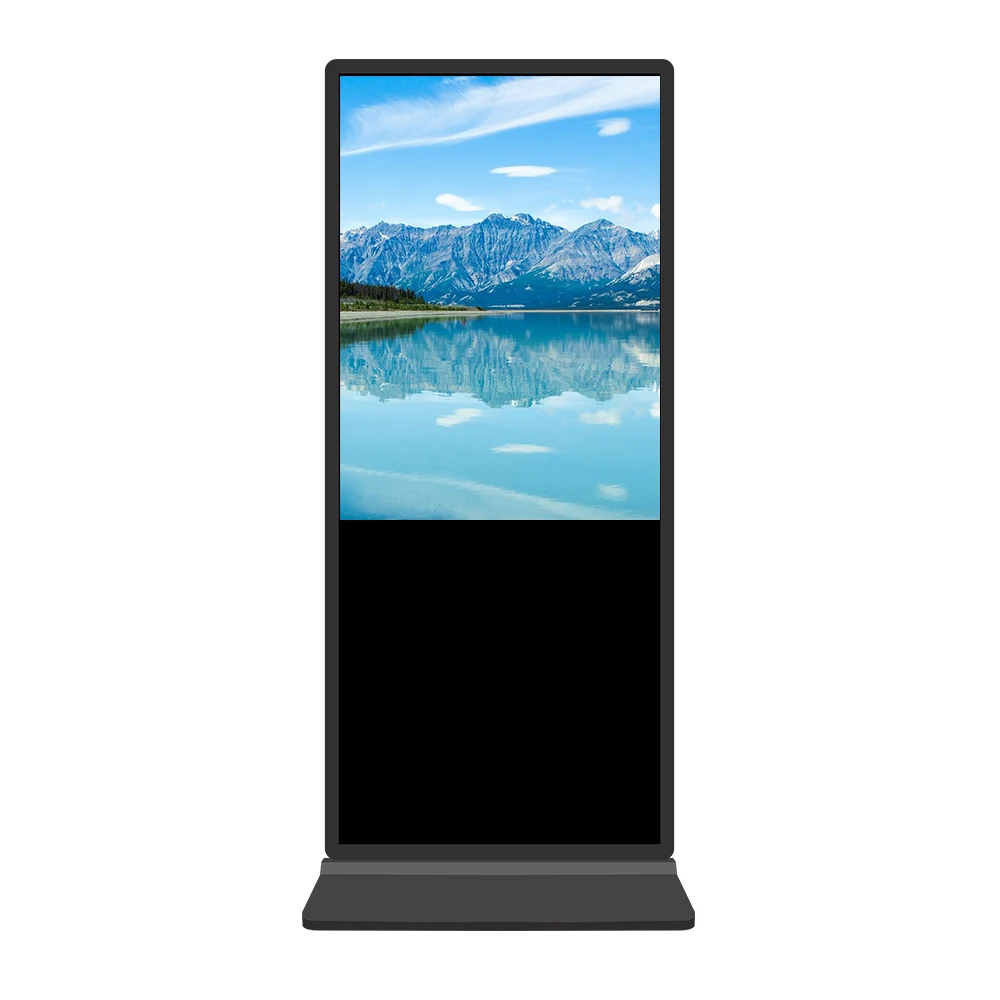 

55 Inch Indoor Floor Standing Lcd Screen 1080p Commercial Display HD Screen Android OS Digital Signage Advertising Player