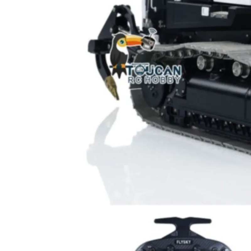 RTR Metal LESU 1/14 AOUE 973K RC Hydraulic Loader TOUCAN DIY Painted Finished Radio Tracked Car Openable Bucket Plow Light Sound