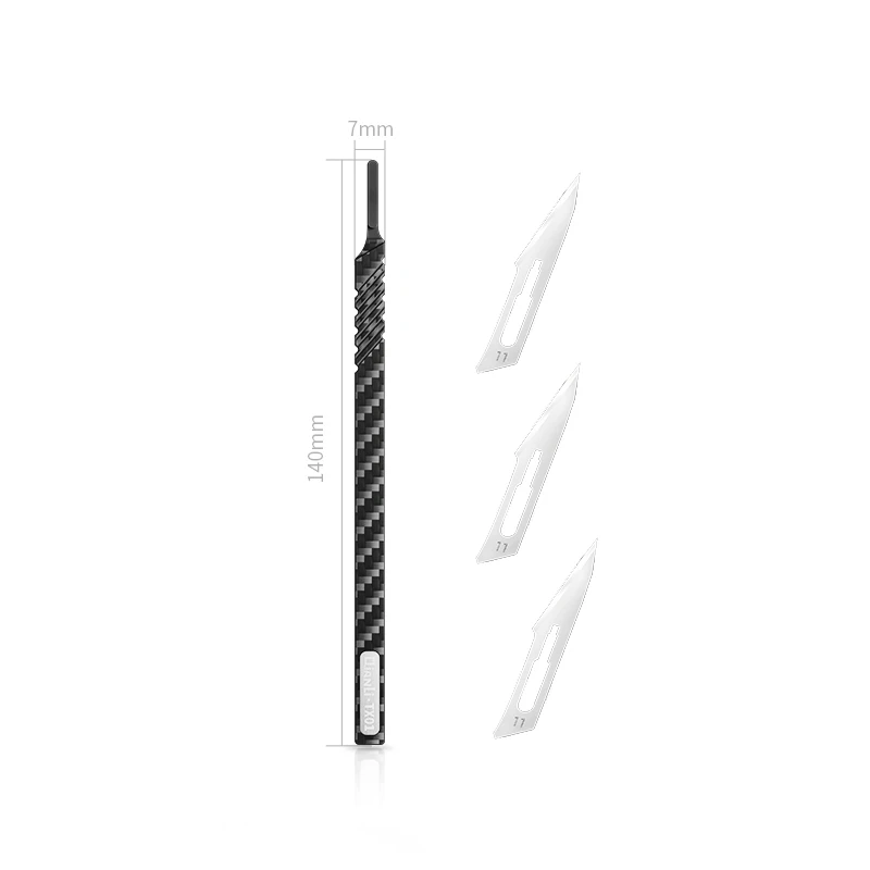 QIANLI TX01 Carbon Fibre Back Cover Glass Remover Disassembly Repair Knife Set Phone Motherboard Chip Glass Glue Remove Tool Kit - view 6