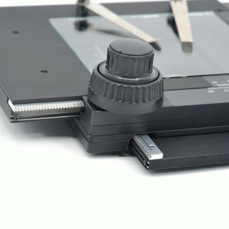Imagem -05 - Fyscope Microscópio xy Fase x y Móvel Suporte Usado para Microscópios de Inspeção 55x75 mm