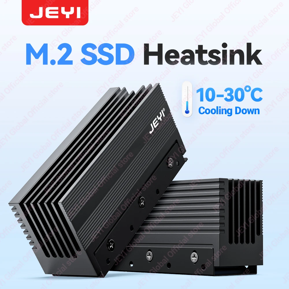 

Охлаждающий военный корабль JEYI, пылезащитный радиатор для M.2 2280 NVME NGFF, алюминиевый тепловой охладитель с силиконовой пластиной теплопроводности