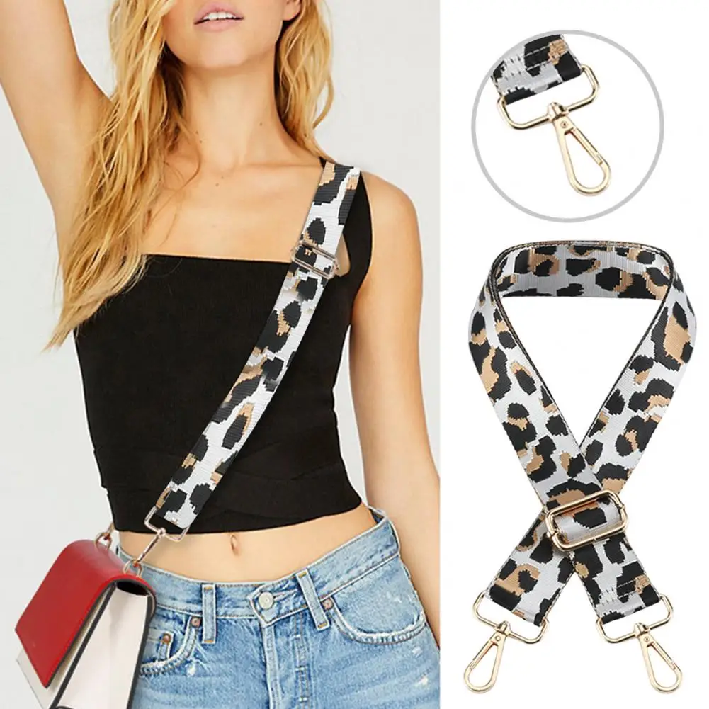 Crossbody Tas Riem Praktische Luipaard Print Handtas Riem Draagbare Handtas
