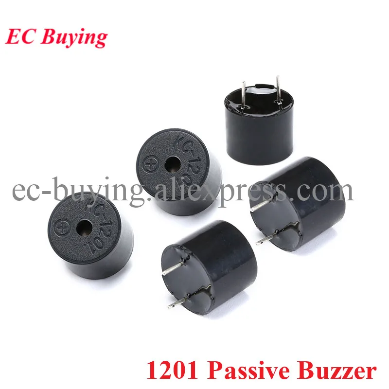 10/5pcs 1201 Passive Buzzer 12095 Electromagnetic 16 ohm 16R 1.5V Sounder Speaker Buzzers Alarm 12*9.5mm