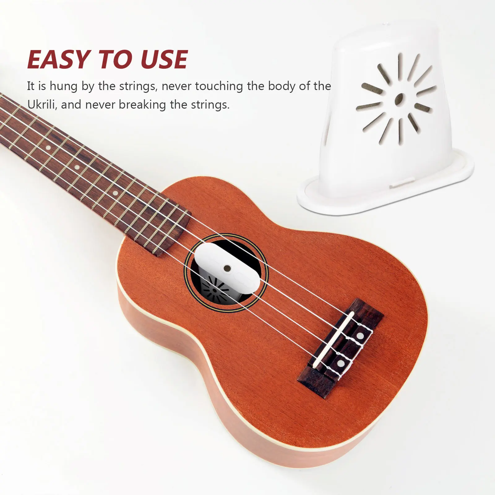 3Pcs Ukulele Humidifier Portable Sound Hole Moisture Maintenance Tool Absorbent Sponge Protect Acoustic Guitar Panel Care