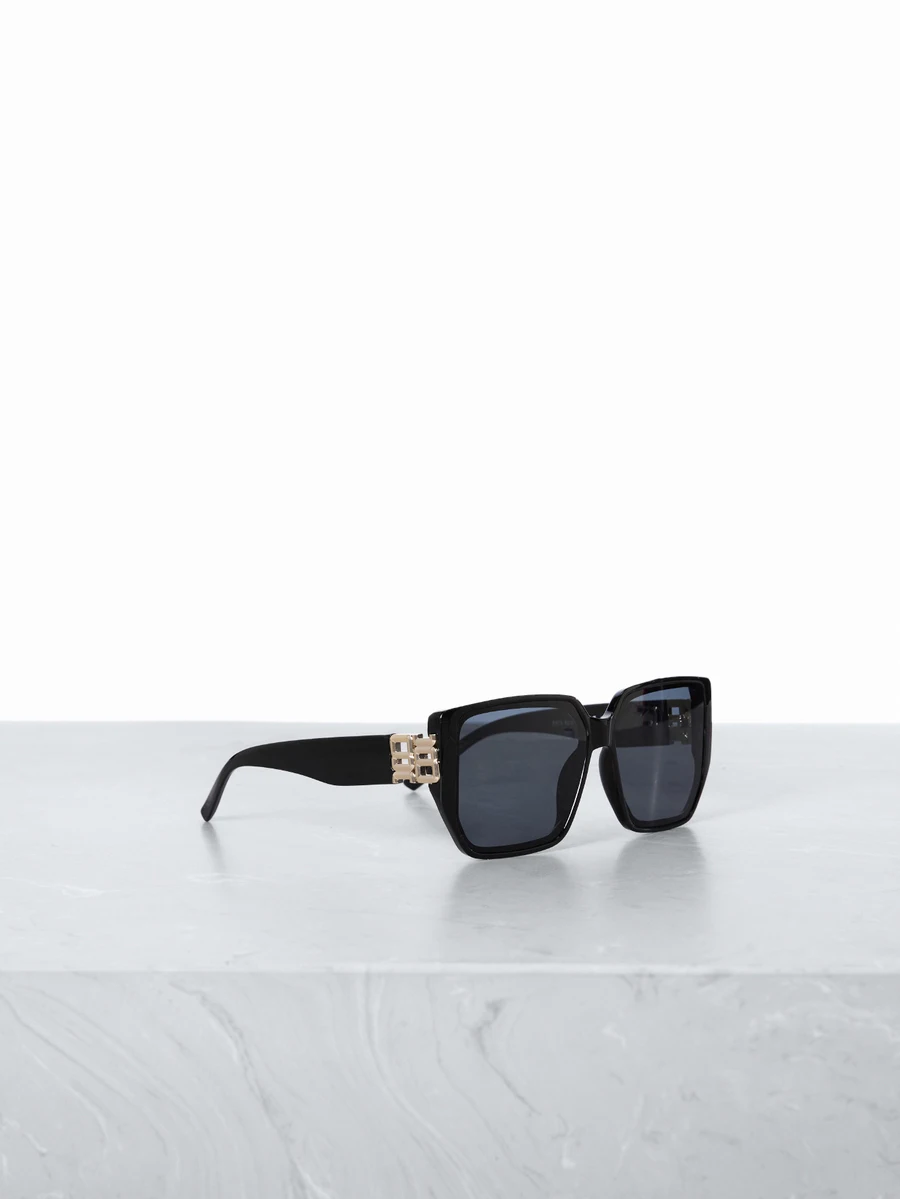 

Vintage Square Oversized Thick Frame Plastic Sunglasses Unisex Fashion UV Protection