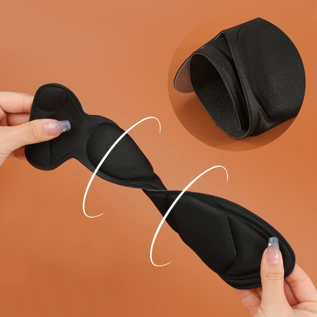 1 Pairs Insoles，Sponge Shoes Pads with High Heel Inserts for Loose Shoes，Metatarsal Pain, Arch Pain,  Heel Sore and Heel Spurs image 2