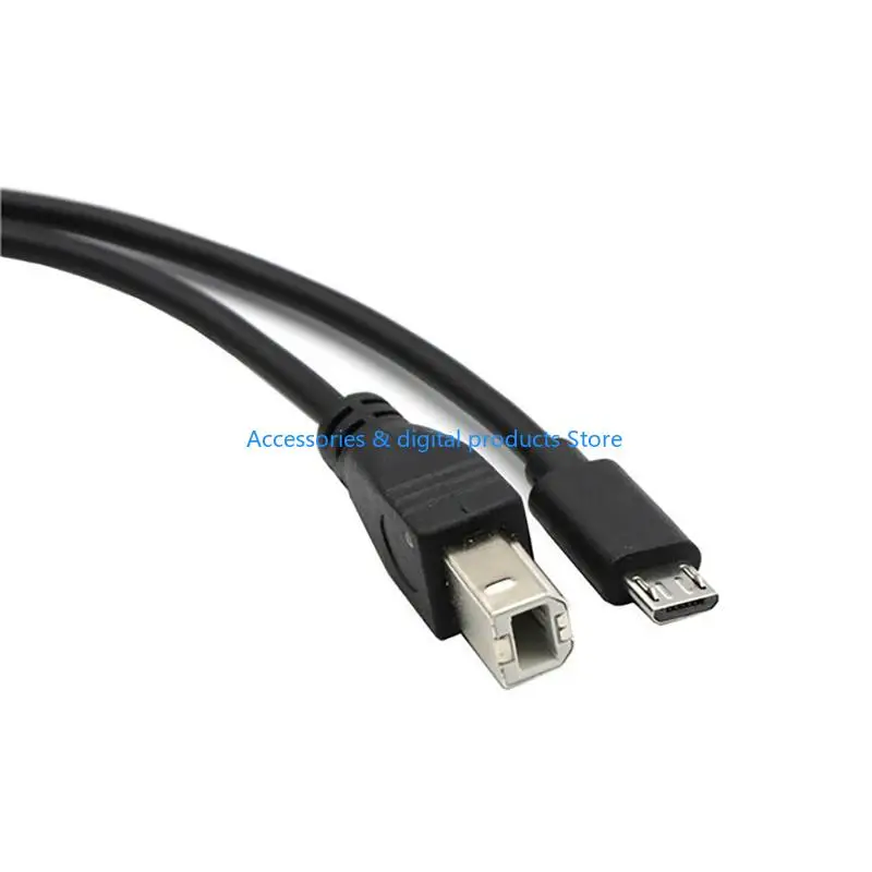 Cable impresora 77JD MicroUSB a USB B para impresora y transferencia datos