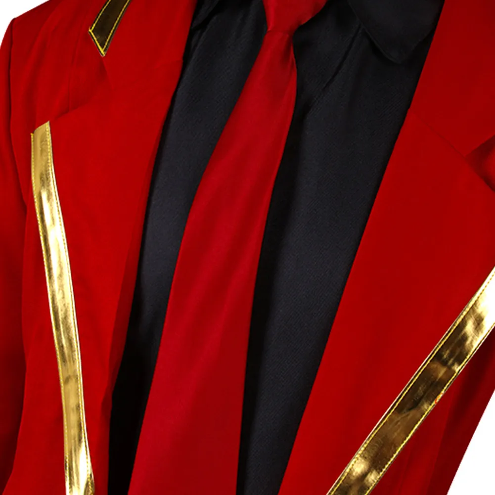 Costume de cosplay Dante pour homme, uniforme rouge, manteau de société Limbus, pantalon, ktie de la présidence, tenue fantaisie, Halloween, tenues de fête de carnaval