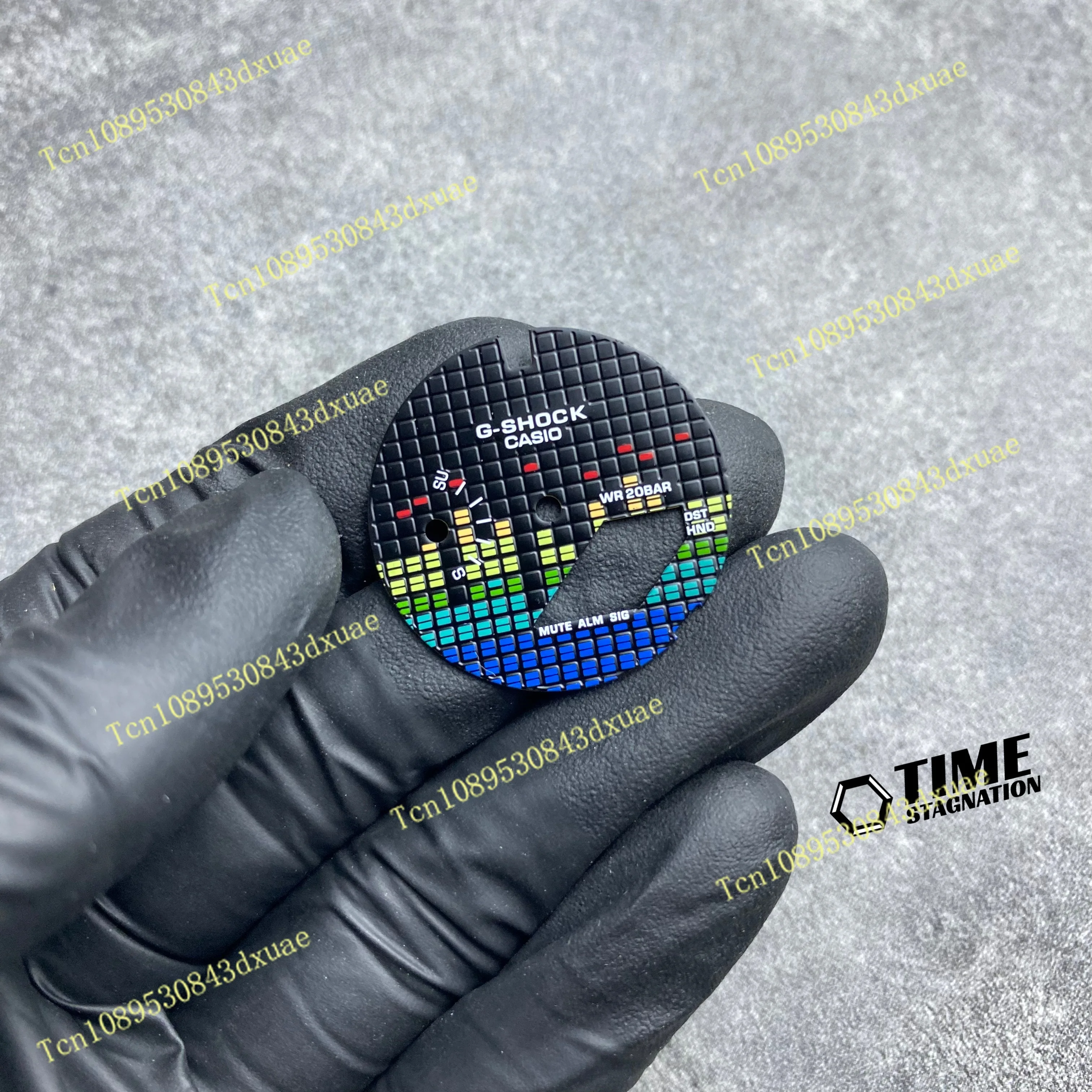 

Suitable for modifying GA2100 waffle dial, literal scale circle, watch accessory replacement grid dial