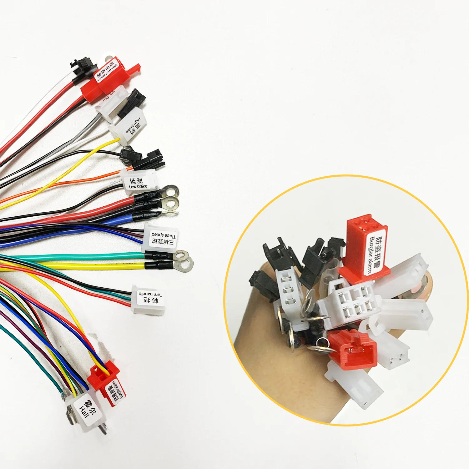 Electric Bike Controller 36V 48V 52V 64V DC Brushless Motor 3-Mode Sine Wave Controller 1000W 1500W 2000W 45A for E-bike Scooter