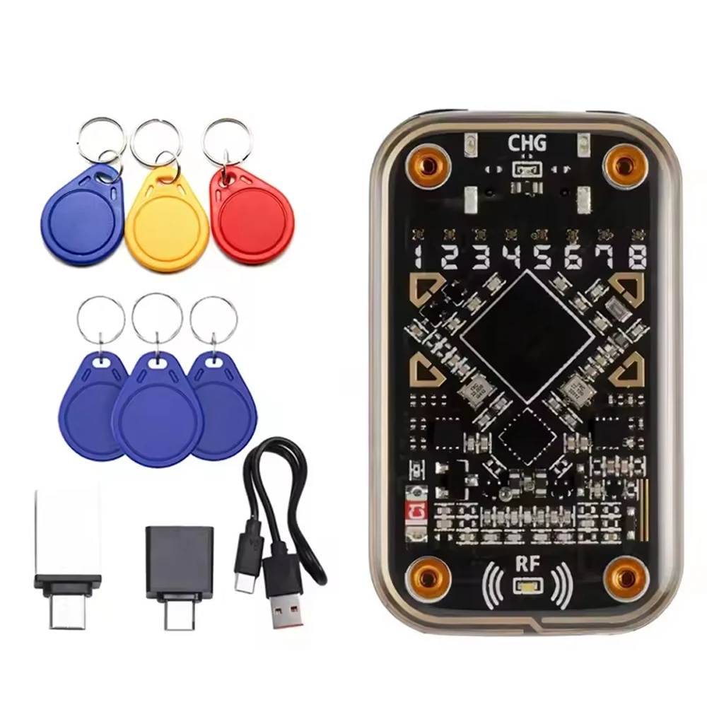 Neuer Chameleon Ultra kontaktloser Smartcard-Emulator, kompatibel mit NFC-Lese-Schreibgerät, Smart Chip Reader ID IC Tag Emulator