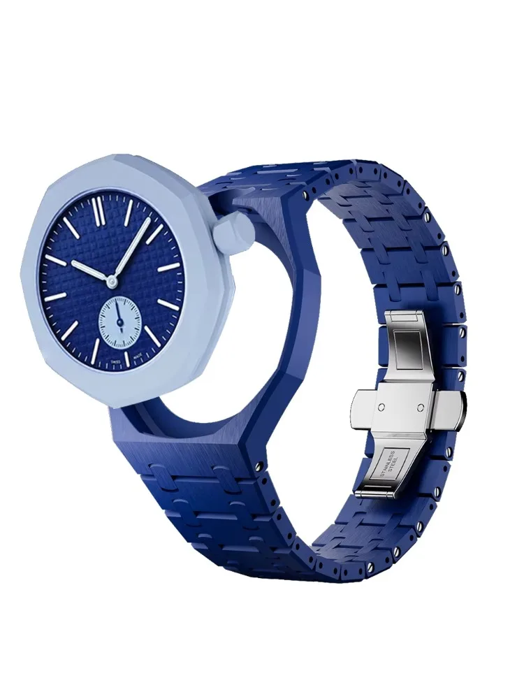 Keramikarmband für Swatch x AP Royal POP Uhrengehäuse, Armband, Taschenwechsler für Armbanduhren, luxuriöses Modifikationskit aus Biomaterialien