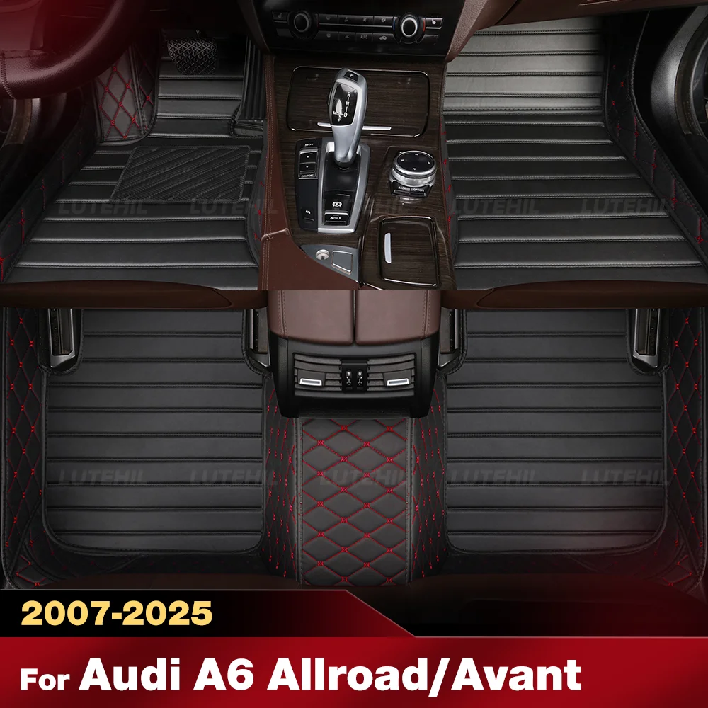 

Для Audi A6 Allroad/Avant 2007-2025 24 23 22 21 20, автомобильные коврики на заказ, автомобильный ковер, аксессуары для интерьера