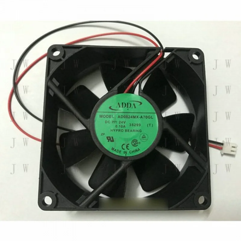 

DDZ для нового ADDA AD0824MX-A70GL DC24V 0,10A 2-проводной охлаждающий вентилятор # QW.