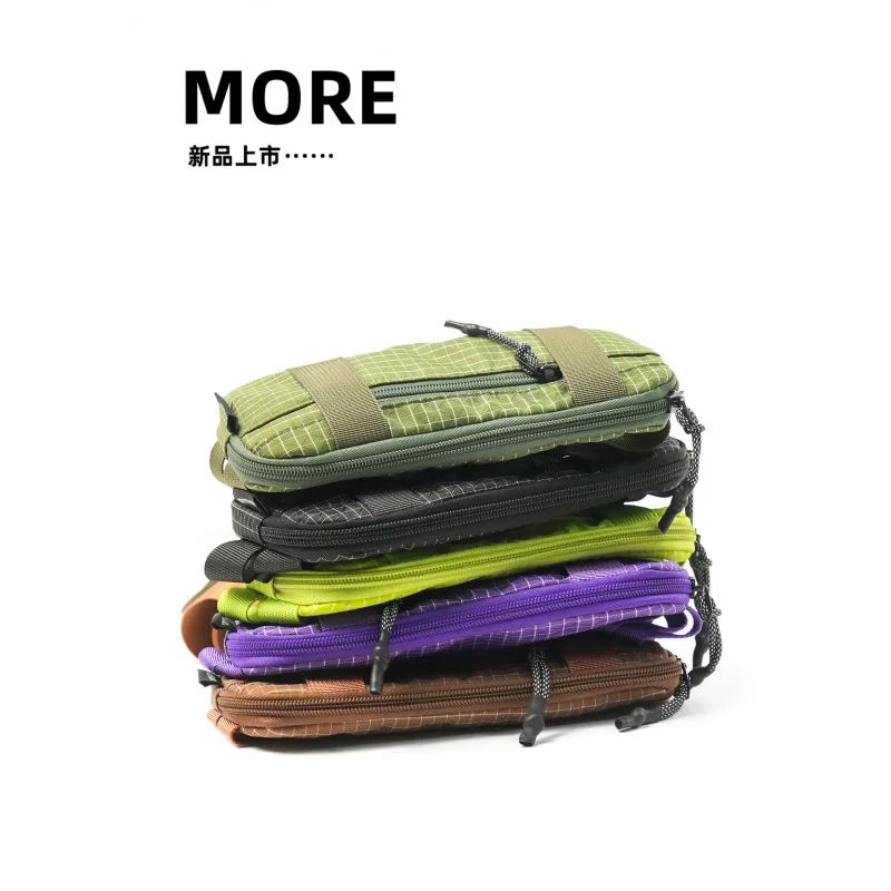 Spring outdoor chest bag, multifunctional, wear-resistant, suitable for mountaineering, portable, lightweight waist bag, waterpr