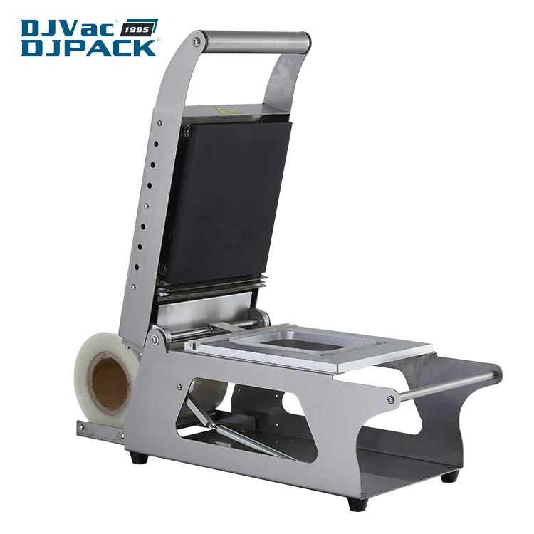 

DS-1E Food Meat Tray Sealer Electrically Heated Manual Tray Sealing Packaging Machine