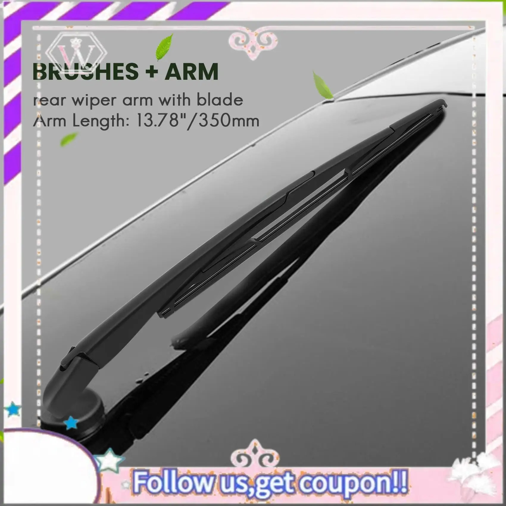 

A76T-Рыбки стеклоочистителя, черные, для 206 207 г.в.