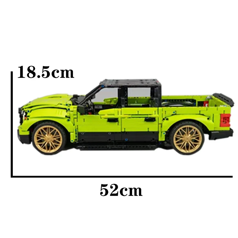 Nieuwe Moc-78624 F150 Supercar 42115 Model B Gemonteerd bouwsteenmodel • 2742 onderdelen Volwassen kinderen Verjaardag Speelgoedcadeau