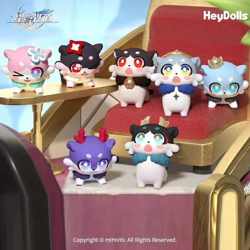 Mihoyo Honkai Star Rail Awoo Awoo Series Chimera Vol 2 Mini Blind Box Bag Trendy Figure Collection Desktop Ornament Gift