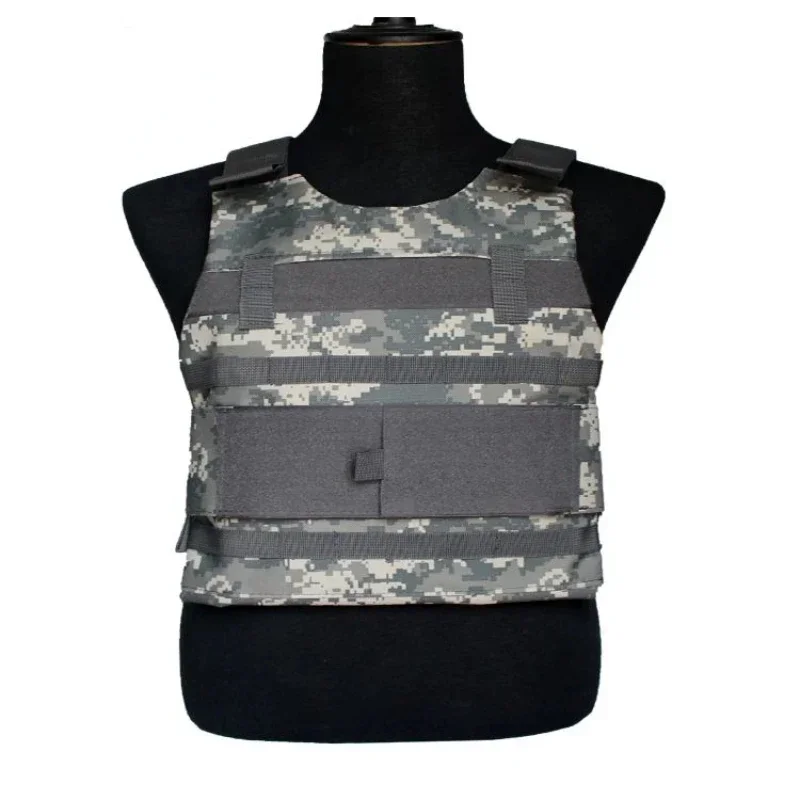 Chaleco de camuflaje táctico negro para entrenamiento corporal, chaleco portador deportivo táctico CP Camo caza, ropa multifunción Cs