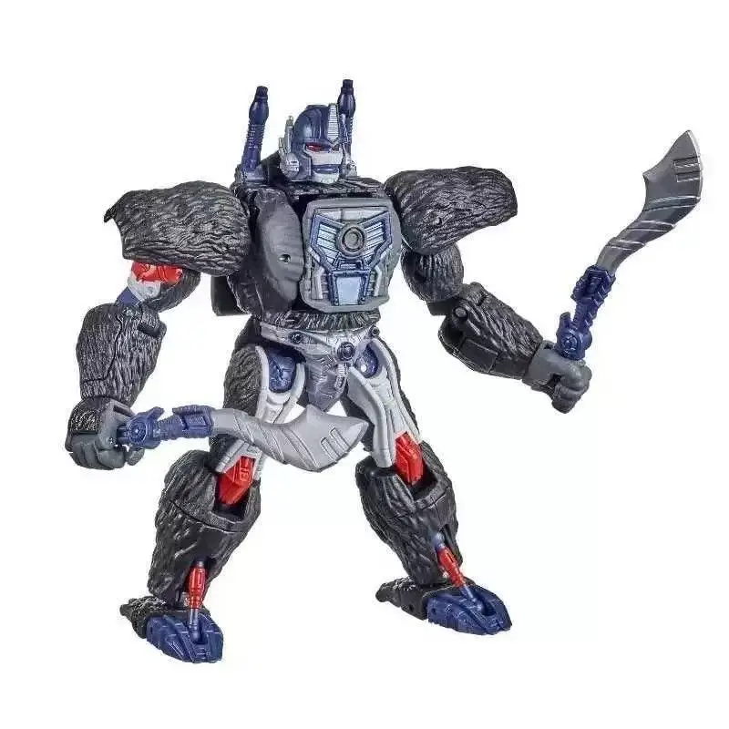 Nieuwe inventaris Transformer G1 Chimpanse Captain Geanimeerd speelgoed Garage Kit ‌ Art Toy festival cadeau anime karakter verzamelmodel