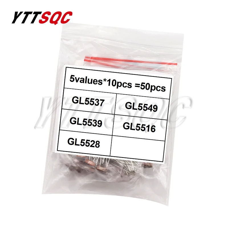 50Pcs 5 Values * 10…