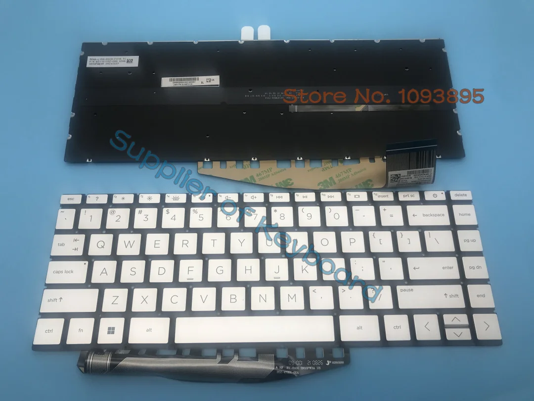 

NEW For HP Pavilion 13-be0150au 13-be1103au 13-be1108 13-be1101au tpn-c152 Laptop English Keyboard Backlit Silver