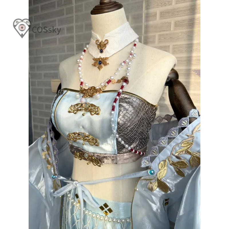 

Game Arknights Dusk Posëmka Cosplay Costume Chinese style elegant Hanfu dress props wig Halloween carnival new suit Dusk women