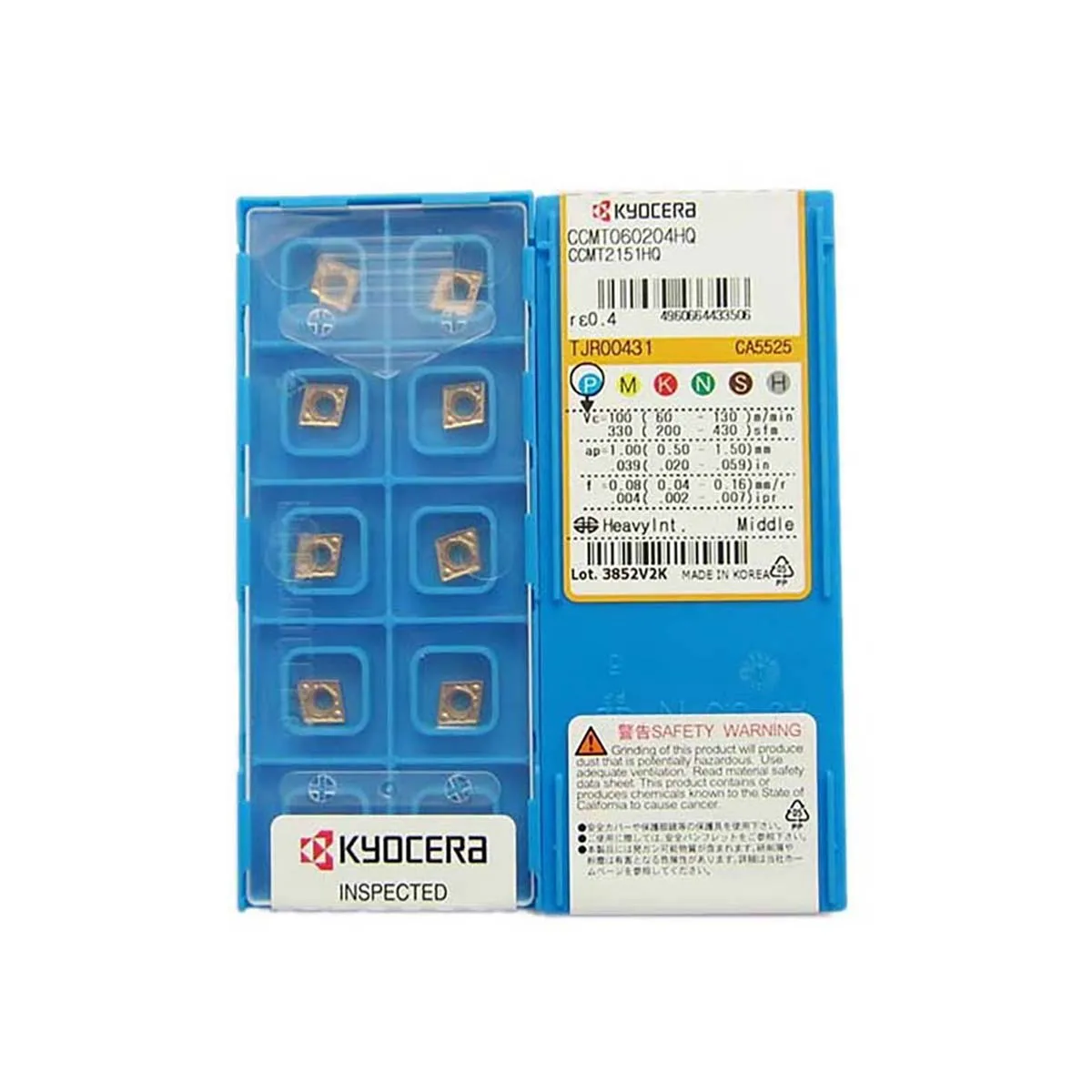 

Оригинальные токарные пластины Kyocera CCMT CCMT120408GK CCMT09T304HQ CCMT09T304GK CCMT09T302HQ CCMT060204HQ CCMT060202HQ CA5525