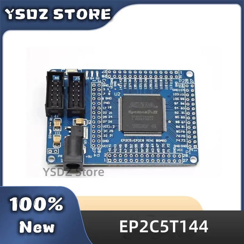 ALTERA CycloneII EP2C5T144 Minimum System Development Learning Board Module 5V EPCS4 4M Reset Switch Power Indicator EP2C5/EP2C8