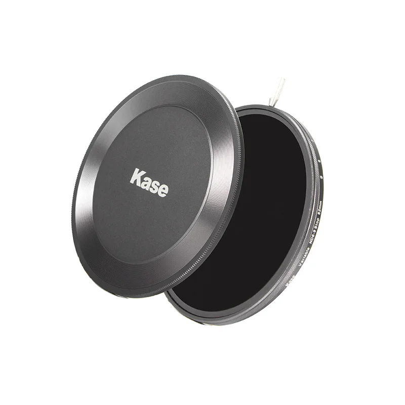 

Kase Variable 6-9 Stop Neutral Density Filter with Magnetic Lens Cap kit （Variable ND64-512 Filter）