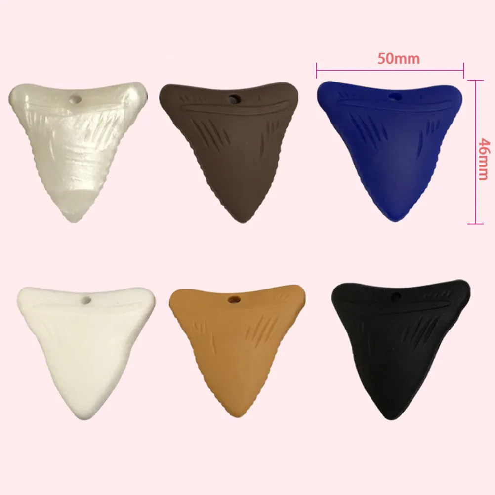 

3Pcs Silicone Teething Necklace Shark Design Chew Pendant for Babies and Special Safe Soft Texture Molar Comfort