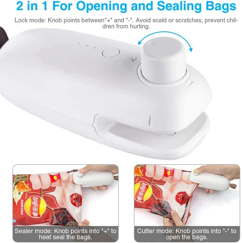 ماكينة لحام الرقائق الصغيرة القابلة لإعادة الشحن بمنفذ USB ، ماكينة إحكام الغلق ، ماكينة لحام الأكياس ، ماكينة لحام الأكياس