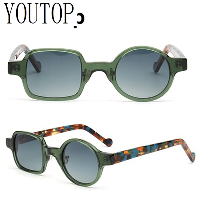 

Модные квадратные круглые женские солнцезащитные очки, поляризационные мужские солнцезащитные очки Mismatch, модные шикарные очки для вождения UV400, коричневый кристалл