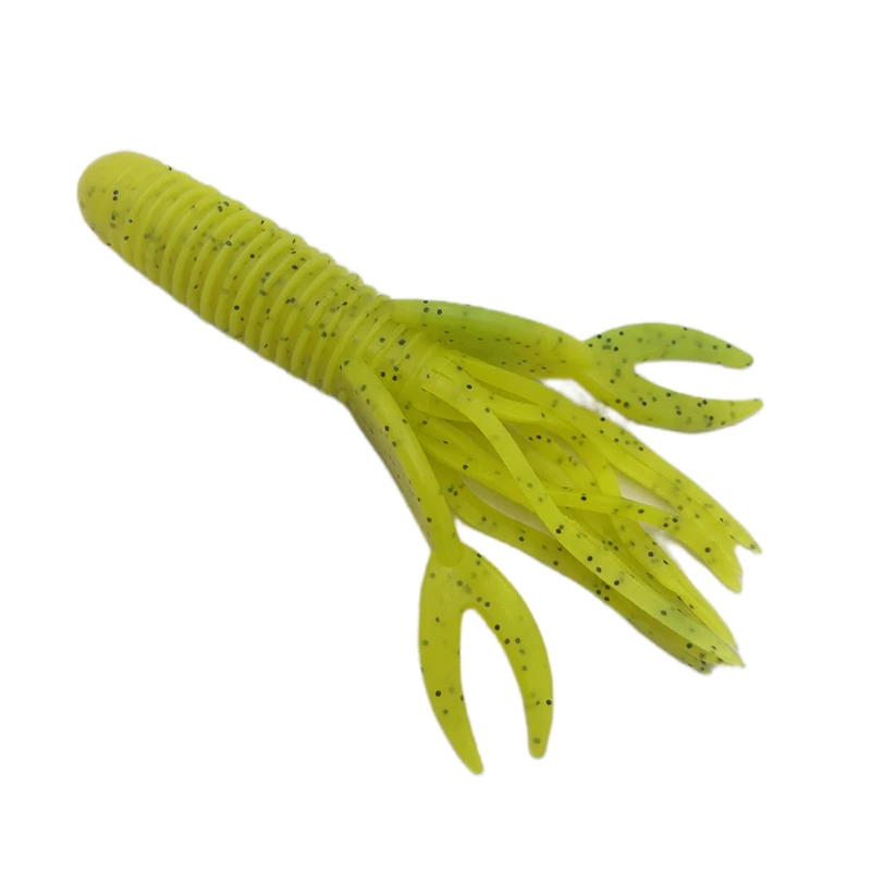 5 قطعة * 9 جرام/10 سنتيمتر الروبيان على شكل لينة الطعم Pesca دودة جراد البحر إغراء الأسماك حفرة باس النار سحلية إغراء Cannonball جاذب قطرة اللحية