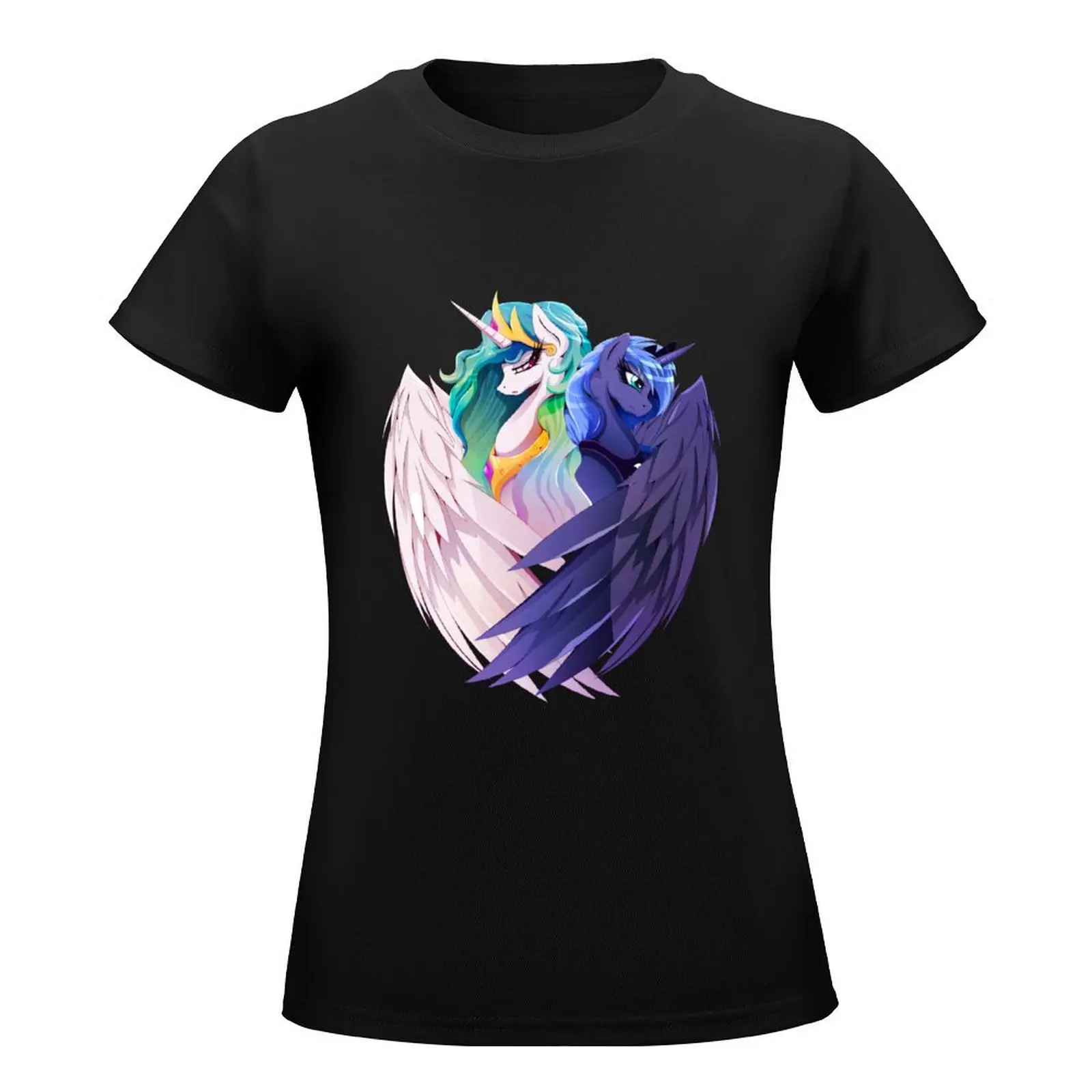 Sisters of Canterlot T-Shirt Short sleeve tee hippie clothes cute clothes workout shirts for Women