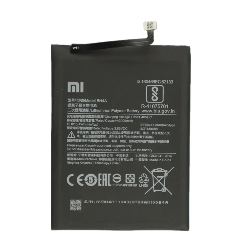 2024 Years High Quality BN4A Original Battery For Xiaomi Redmi Note7 Note 7 Pro M1901F7C 4000mAh Phone Battery In Stock + Tools