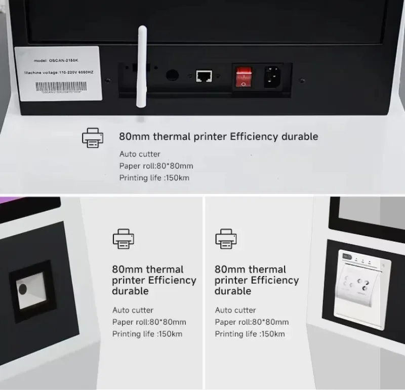 

Payment Touch Screen Kiosk 15.6 Inch 215. Inch Wall-mounted Pos Machine Self Ordering Payment Terminal Kiosk Self Service