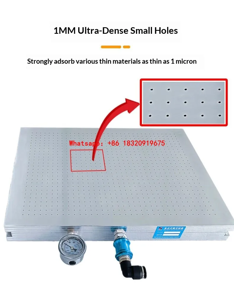 Cyclmotion Marking machine pinhole ultra-thin plate micro-hole vacuum chuck CNC machining center small hole chuck