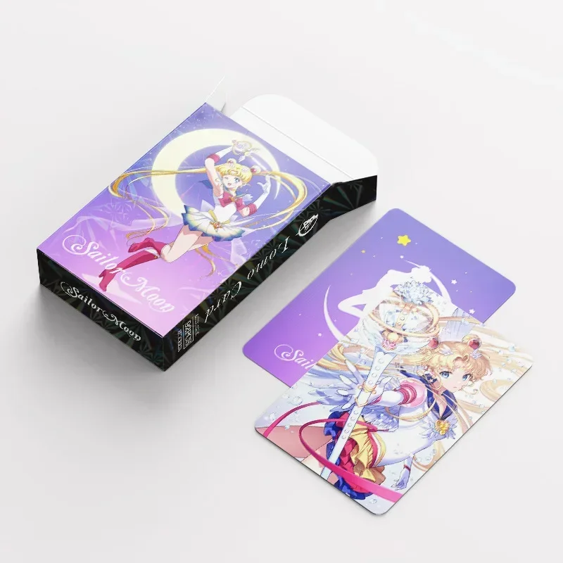 92pcs Sailor Moons Lomo Cards Photocard Double Sided Tsukino Usagi Stickers Cute Print Album Photo Card Collection Postcard Gift