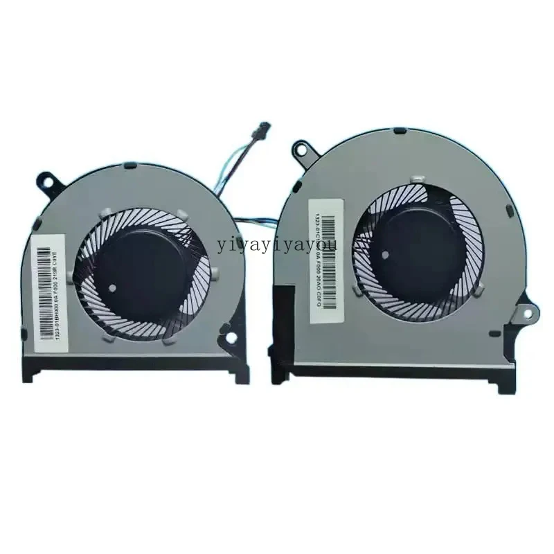 CPU GPU Cooling Fans For Dell Insprion 15-7590 7591 P83F Laptop Graphics Card Cooler 0MPHWF 0861FC FM6A FM69 DFS5K22115371D