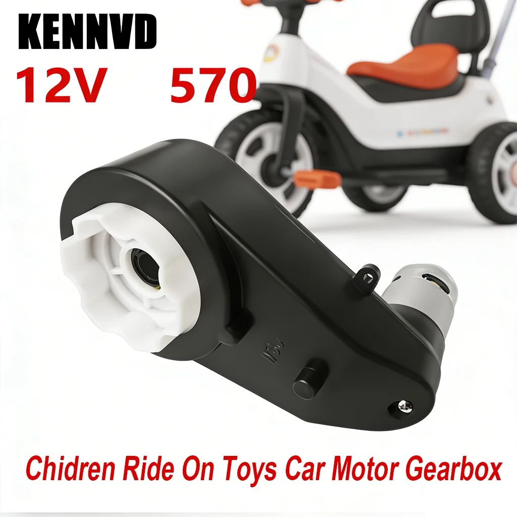 

RS570 12V 35000rpm Motor for Children Electric Car,570 High Torque Gearbox,Ride On toys Car Motor,ride on parts