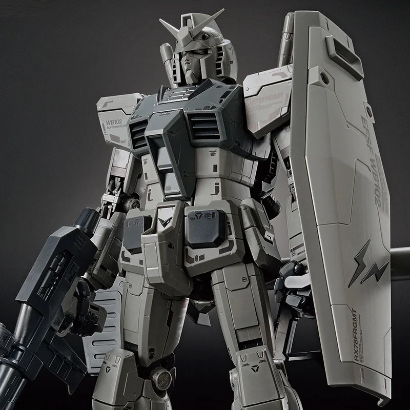 Bandai ต้นฉบับ MG 1/100 RX78FRGMT กันดั้ม Ver. 3.0 อะนิเมะAction Figure Assemblyชุดเครื่องประดับของขวัญของเล่นสําหรับเด็ก