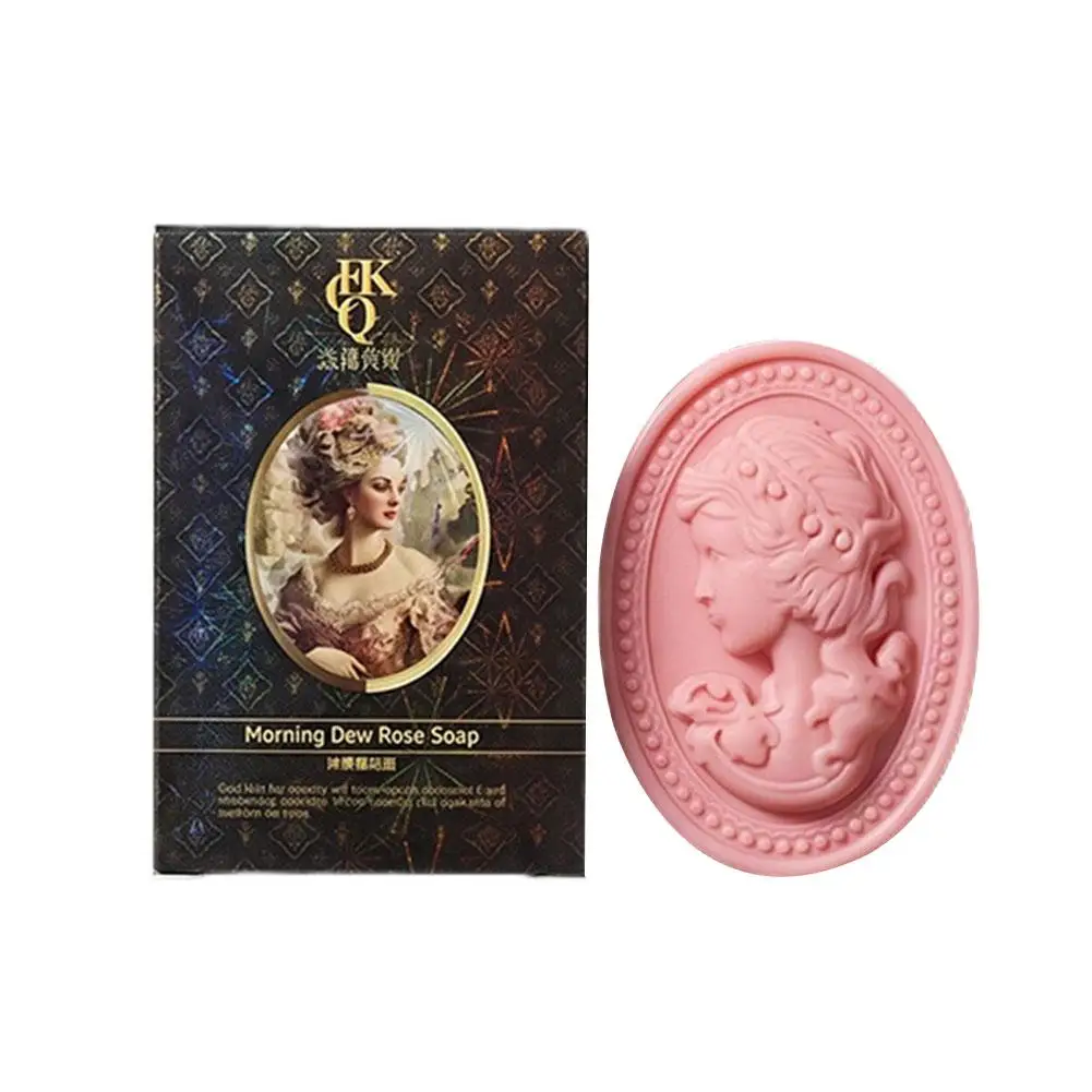 Vintage European Relief Sculpted Handmade Soap Fragrance Bath Soap Gentle Cleansing Luxury Decorative Soap Gift for Wedding