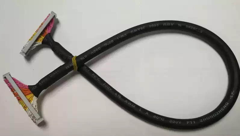 FC-30P round cable IDE-30P shielded cable FC-2 * 15-2.54 mm connector