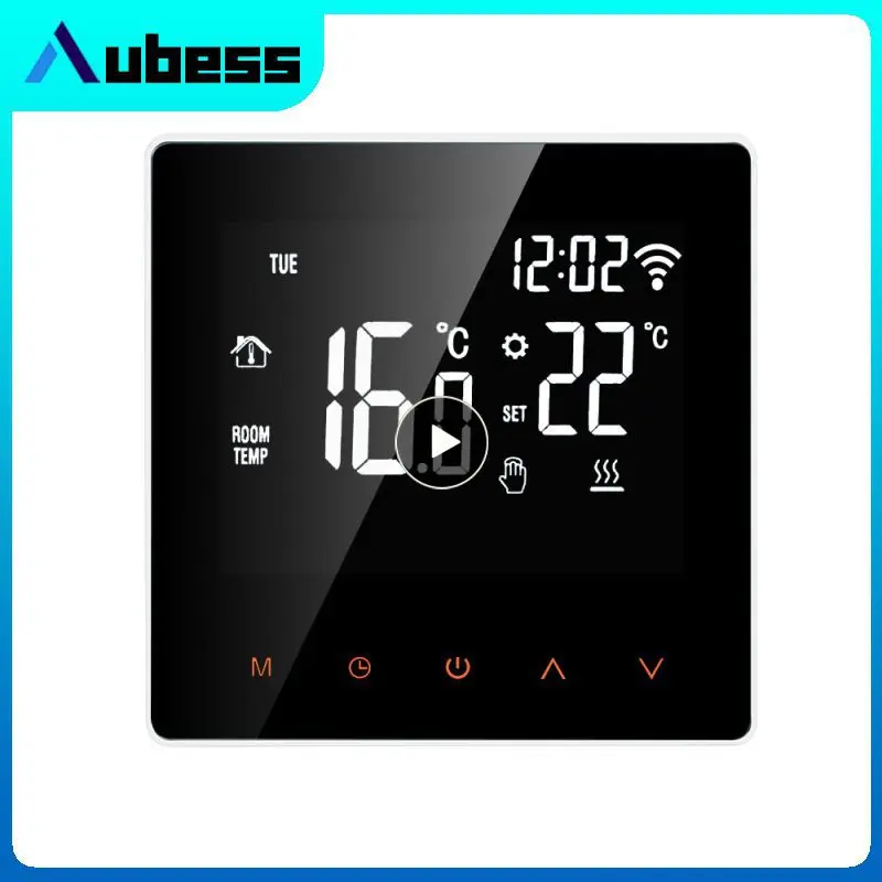 

Smart Thermostat Precise Temperature Single-sided Design Air Sky Controller Voice Function 16a/3a Emperature Controller Pc