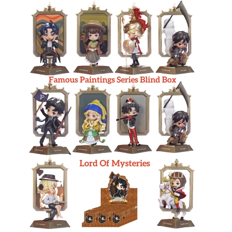 

Genuine New Lord Of Mysteries Wave 3 Famous Paintings Series Model Blind Box Anime Figures Peripherals Ornaments Toys Gift